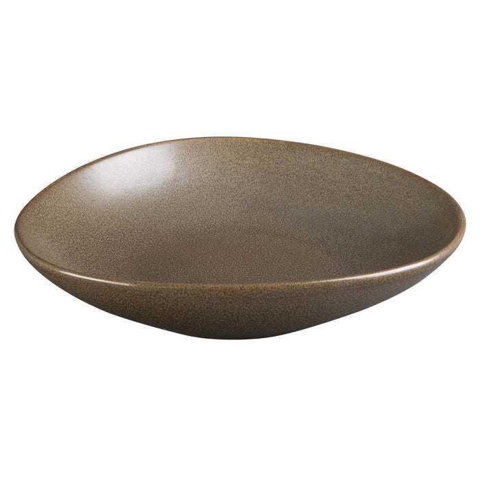 Olympia Ember Mahogany Triangle Bowls 245x220mm (4 Pack) Olympia
