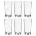 Olympia Kristallon Aspen Polycarbonate Hi Ball Tumblers 350ml (6 Pack) Olympia