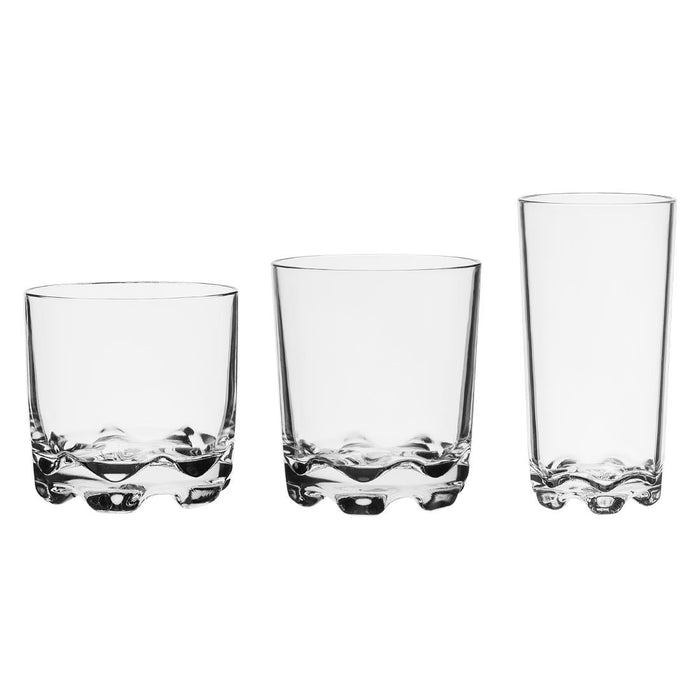 Olympia Kristallon Aspen Polycarbonate Hi Ball Tumblers 350ml (6 Pack) Olympia