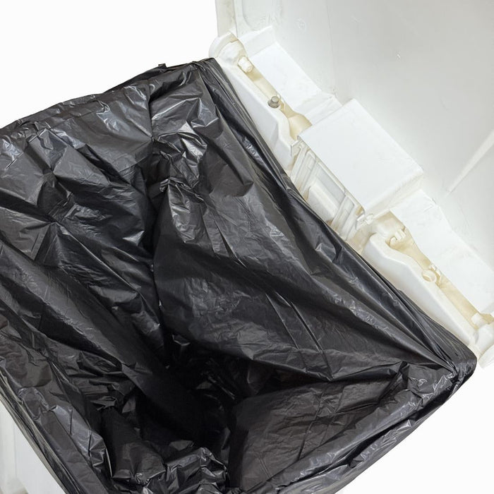 Nisbets Essentials Medium Duty Bin Bags Black 70Ltr (50 Pack) Nisbets Essentials