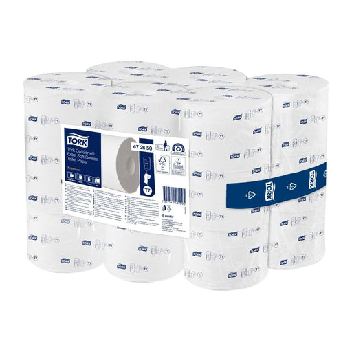 Tork OptiServe Extra Soft Coreless Toilet Paper 3ply White T7 (18 Pack) Tork