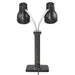 Buffalo Double Heat Lamp Carving Station Matt Black 2x250W Buffalo