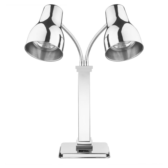 Buffalo Double Heat Lamp Carving Station Stainless Steel 2x250W Buffalo