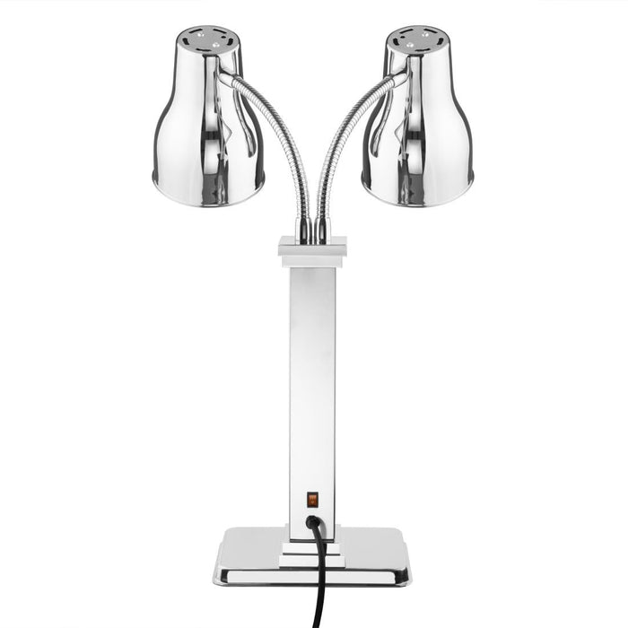 Buffalo Double Heat Lamp Carving Station Stainless Steel 2x250W Buffalo