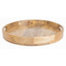 Olympia Mango Wood Round Deep Sided Tray 400mm Olympia