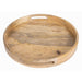 Olympia Mango Wood Round Deep Sided Tray 400mm Olympia