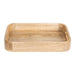 Olympia Mango Wood Rectangular Deep Sided Tray 300x190mm Olympia