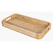 430(L)x230(W)x50(H)mm. High Sided Design. Cut-Out Handles