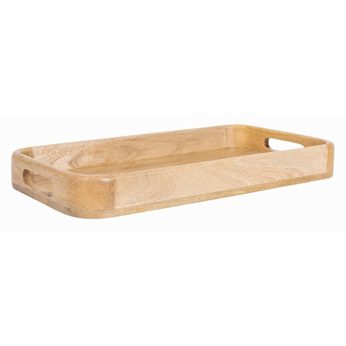 Olympia Mango Wood Rectangular Deep Sided Tray 430x230mm Olympia
