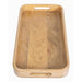 Olympia Mango Wood Rectangular Deep Sided Tray 430x230mm Olympia