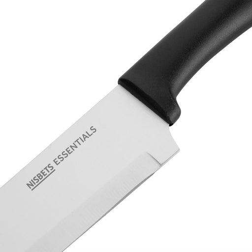 Nisbets Essentials Chef Knife Black 20cm Nisbets Essentials