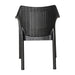 Bolero Elements Polypropylene Armchairs Black (4 Pack) Bolero