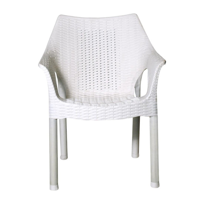 Bolero Elements Polypropylene Armchairs Snow (4 Pack) Bolero