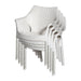Bolero Elements Polypropylene Armchairs Snow (4 Pack) Bolero
