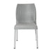 Bolero Elements Polypropylene Rattan Side Chairs Grey (4 Pack) Bolero