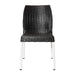 Bolero Elements Polypropylene Rattan Side Chairs Black (4 Pack) Bolero