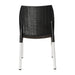 Bolero Elements Polypropylene Rattan Side Chairs Black (4 Pack) Bolero