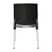 Bolero Elements Polypropylene Plain Side Chairs Black (4 Pack) Bolero