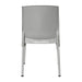 Bolero Elements Polypropylene Plain Side Chairs Grey (4 Pack) Bolero