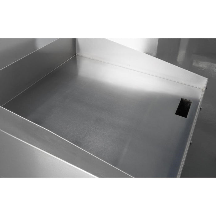 Synergy GRID900E-SCH Electric Griddle with Smooth Chrome Top & Garnish Rail Synergy Grill