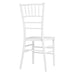 Bolero Chiavari Polypropylene Chairs White (4 Pack) Bolero