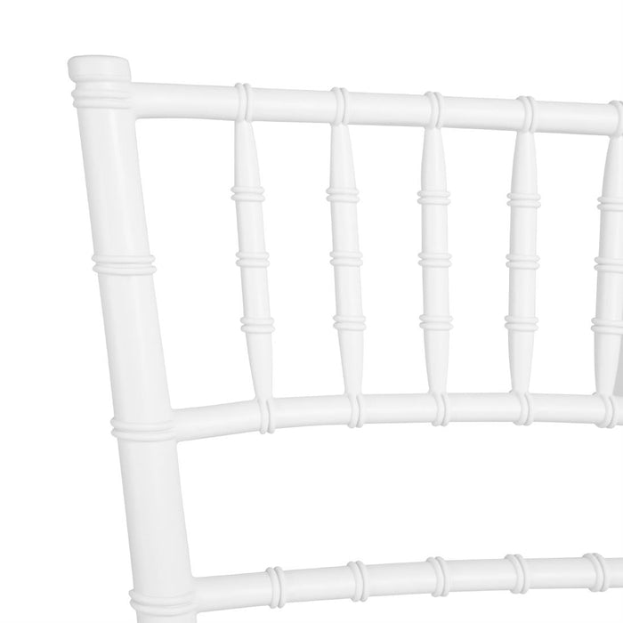 Bolero Chiavari Polypropylene Chairs White (4 Pack) Bolero
