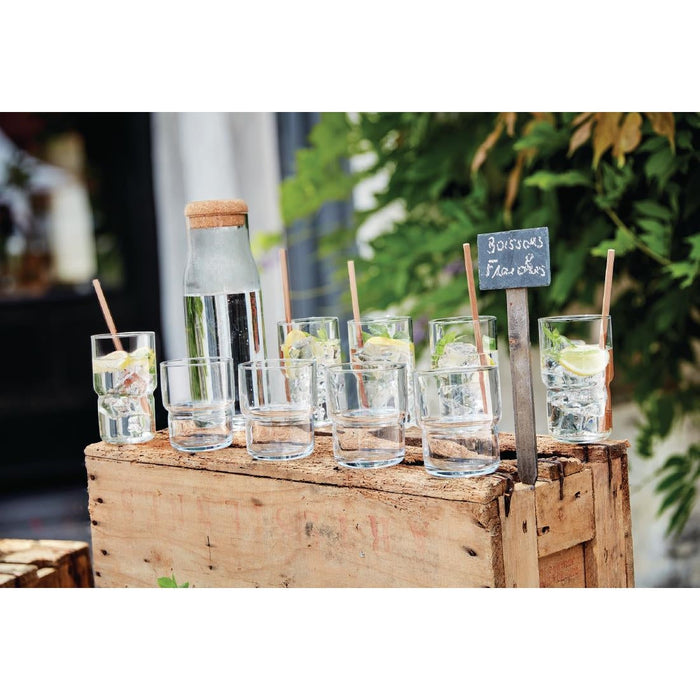 Luminarc Funambule Carafe with Cork Lid 1Ltr (6 Pack) Luminarc