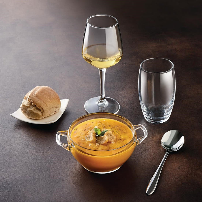 Arcoroc Lineal Wine Glasses 250ml LUKCA-NI at 175ml (24 Pack) Arcoroc