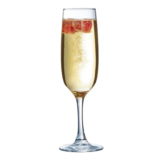 Arcoroc Elisa Flutes 170ml LUKCA-NI at 125ml (24 Pack) Arcoroc