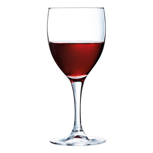 Arcoroc Elegance Wine Glasses 310ml LUKCA-NI at 250, 175 & 125ml (12 Pack) Arcoroc
