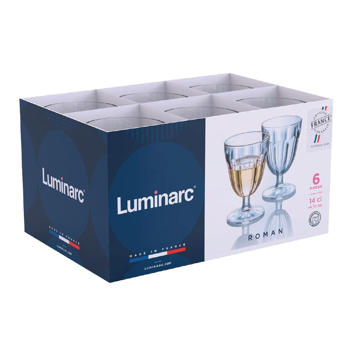 Luminarc Roman Wine/Cocktail Glasses 140ml (24 Pack) Luminarc