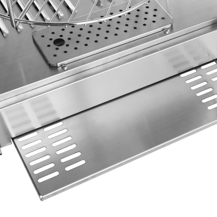 Buffalo 4 Tier Heated Pizza Display Merchandiser Buffalo