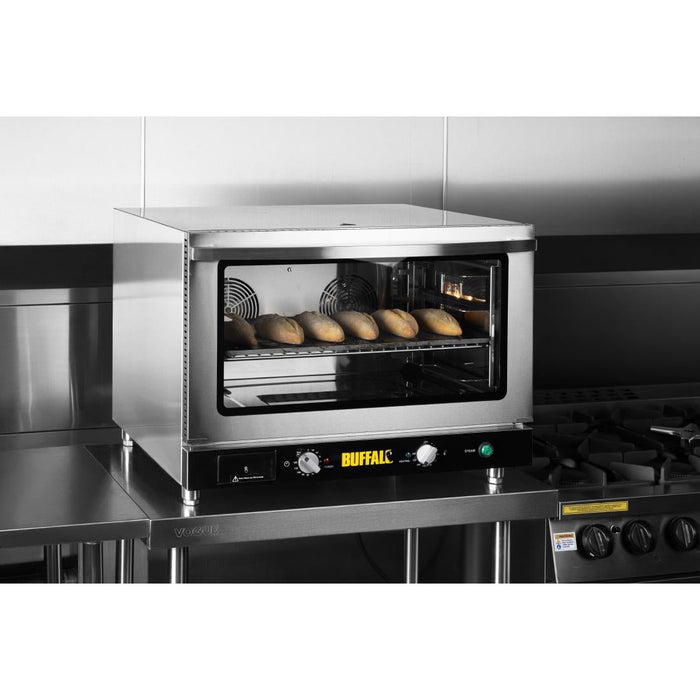 Buffalo Bakery Convection Oven with Steam 100Ltr Single Phase Buffalo