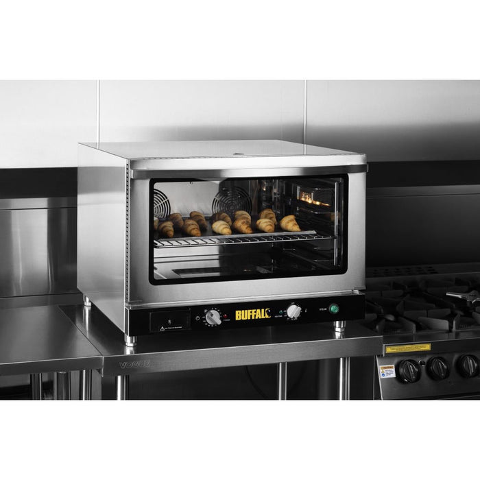 Buffalo Bakery Convection Oven with Steam 100Ltr Single Phase Buffalo