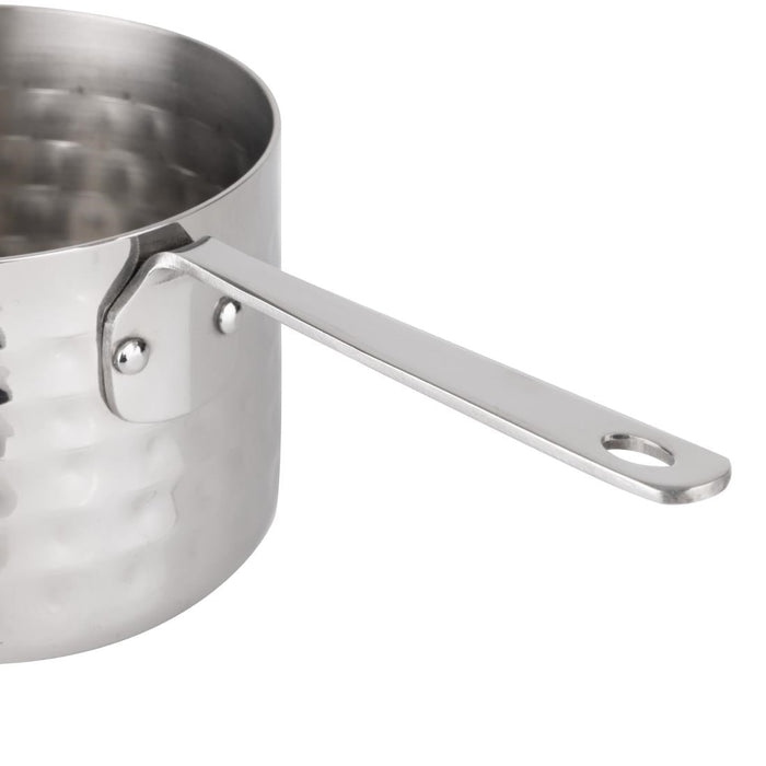 Olympia Table Presentation Mini Saucepan Hammered 90mm Olympia