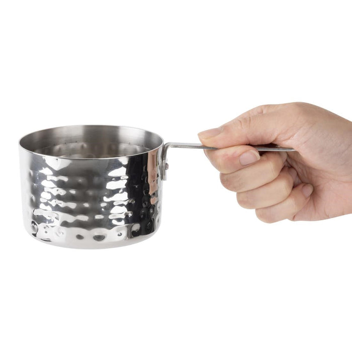 Olympia Table Presentation Mini Saucepan Hammered 90mm Olympia
