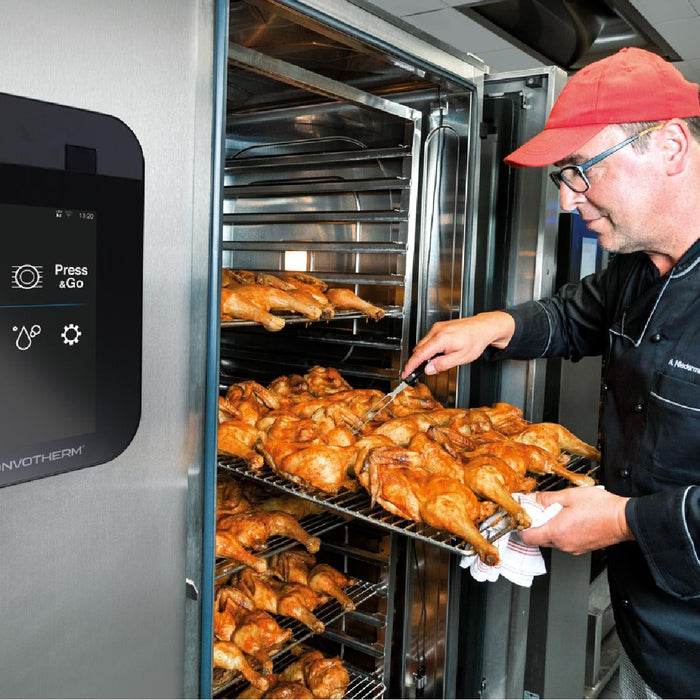 Convotherm Maxx Pro 20.10 GS easyTouch Disappearing Door Combi Oven with ConvoGrill Convotherm