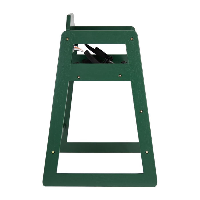 Bolero Wooden Highchair Forest Green Bolero
