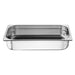 Nisbets Essentials Stainless Steel Gastronorm Tray 1/1 100mm (Pack 3) Nisbets Essentials