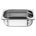 Nisbets Essentials Stainless Steel 1/2  Gastronorm Tray 100mm (Pack 3) Nisbets Essentials