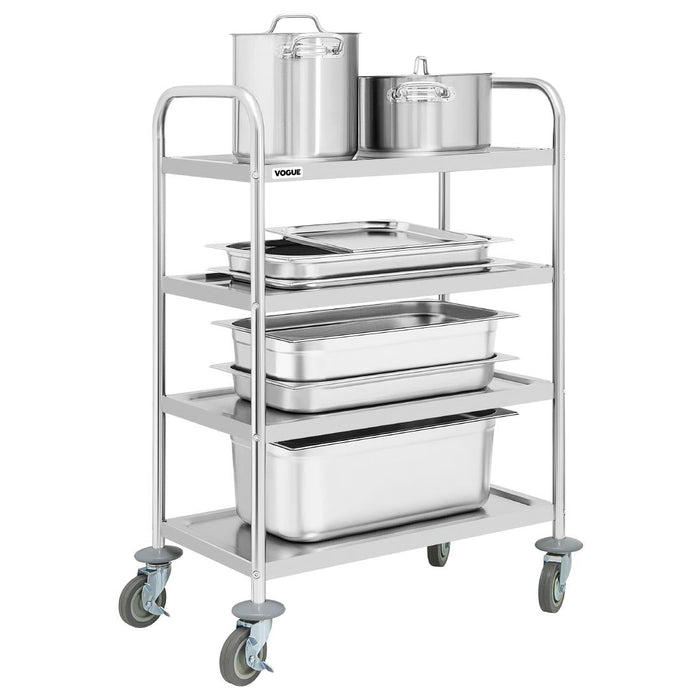 Vogue 4 Tier Clearing Trolley Vogue