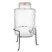 Olympia Geo Glass Clip-Top Drinks Dispenser with Wire Stand 8Ltr Olympia
