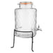 Olympia Geo Glass Clip-Top Drinks Dispenser with Wire Stand 8Ltr Olympia