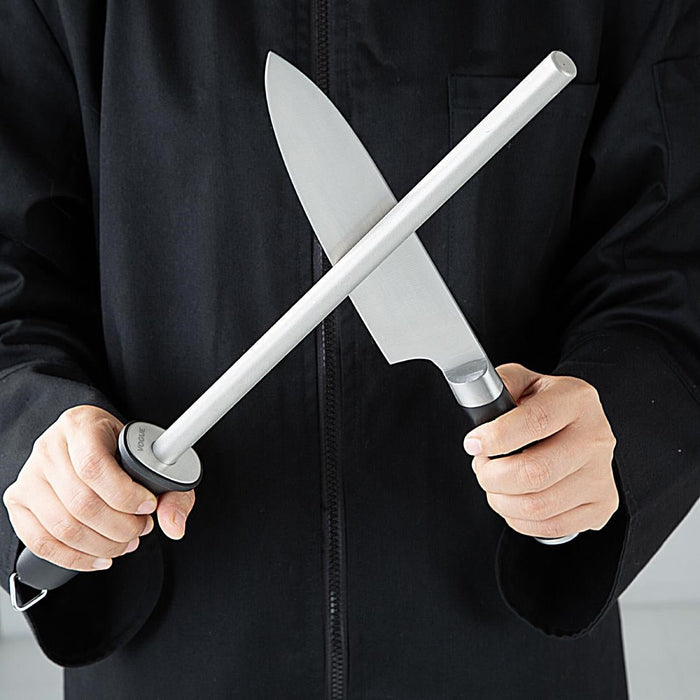 Vogue Heavy Duty Diamond Knife Sharpening Steel 30.5cm Vogue