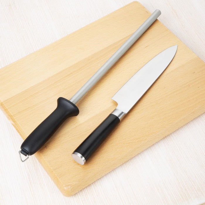 Vogue Heavy Duty Diamond Knife Sharpening Steel 30.5cm Vogue