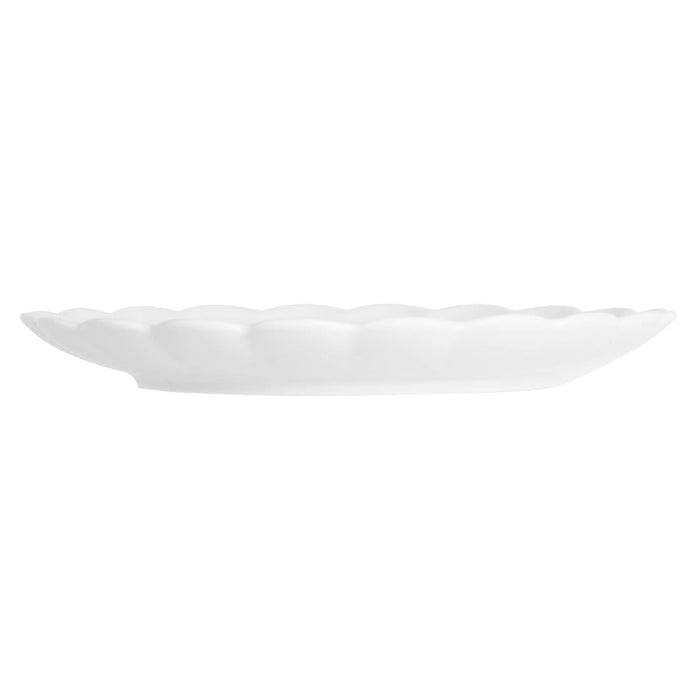 Olympia Bloom Scalloped Plates White 175mm (6 Pack) Olympia