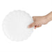 Olympia Bloom Scalloped Plates White 175mm (6 Pack) Olympia