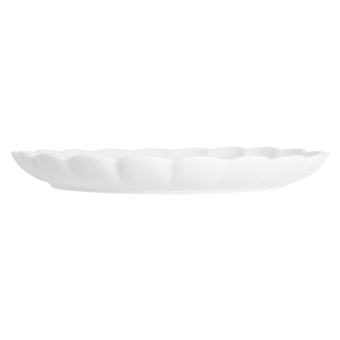 Olympia Bloom Scalloped Plates White 276mm (4 Pack) Olympia