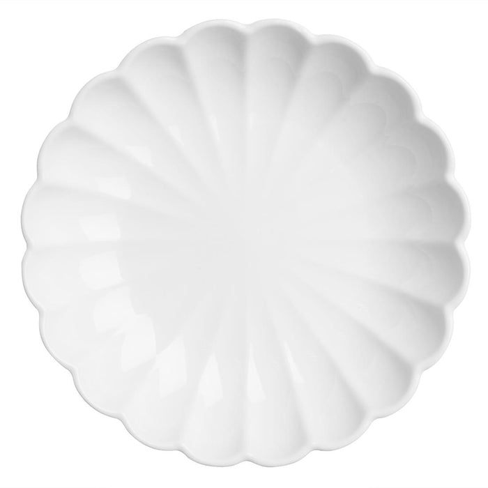 230(Ø)x46(H)mm. Material: Porcelain. Lifetime Edge Chip Warranty