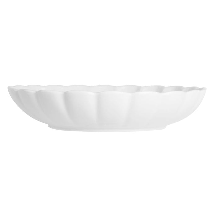 Olympia Bloom Scalloped Bowls White 230mm (6 Pack) Olympia